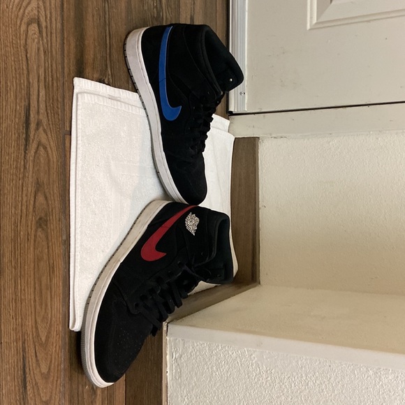 Jordan Air 1 Mid Multicolor Swoosh -size -13